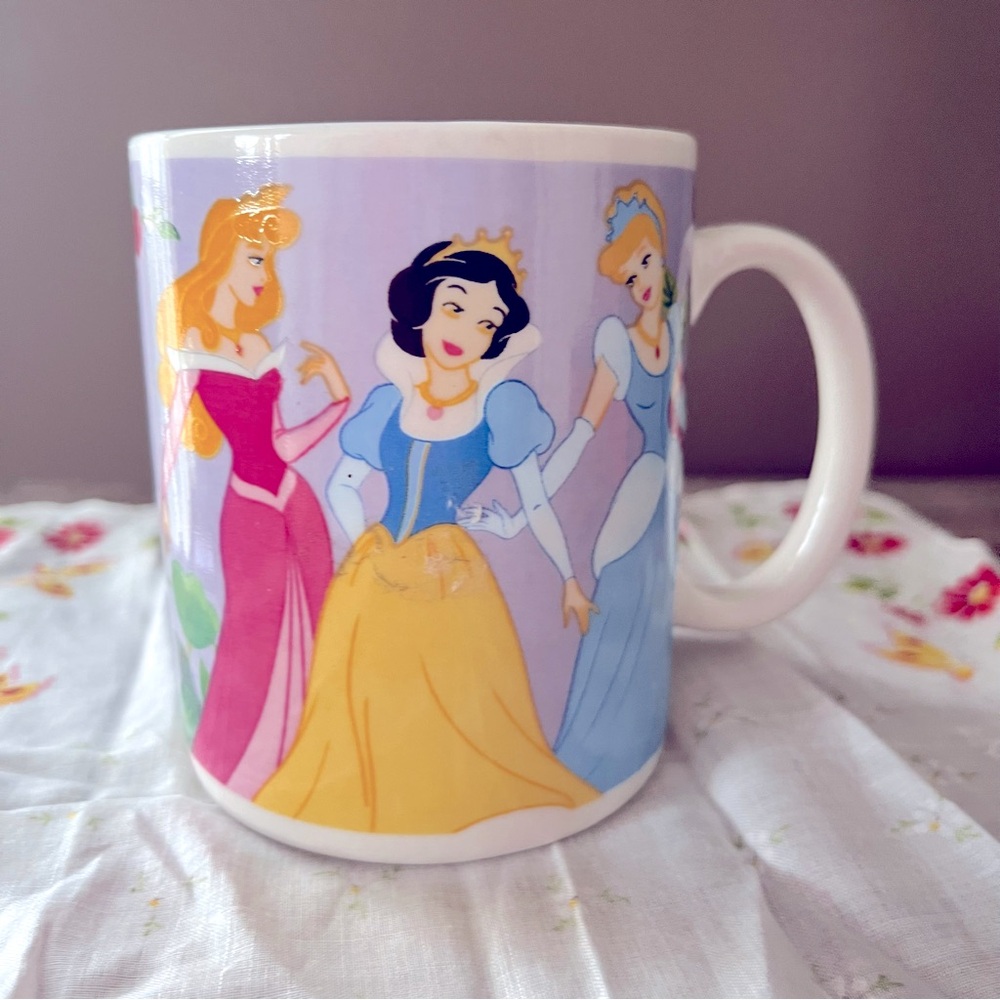 Disney Princess Coffee Mug by Gibson Cinderella, Snow White